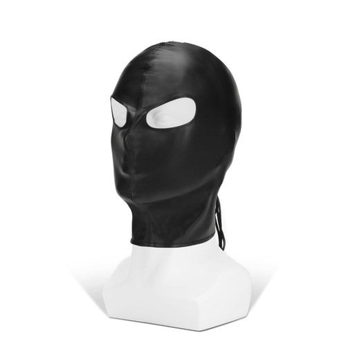 Lace faux leather hood gimp - faux,