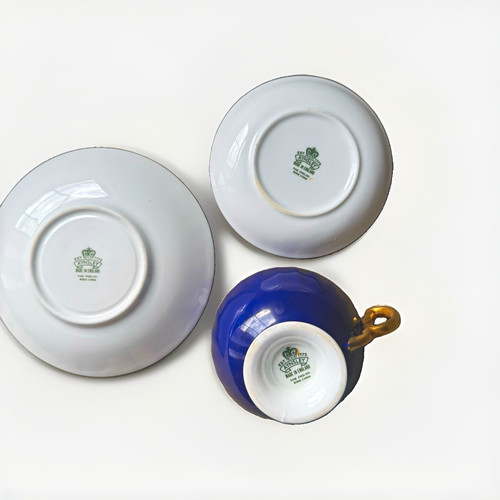 Aynsley floral porcelain tea - aynsley,