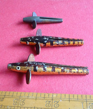 3X EARLY LARGE SLOTTED DEVON MINNOW FISHING LURES