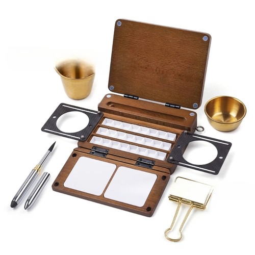 Folding watercolor palette - folding, 24