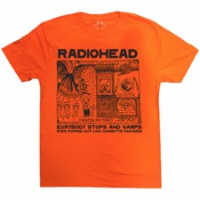 Radiohead Gawps Orange T-Shirt NEW OFFICIAL