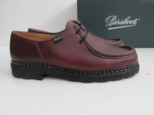 PARABOOT michael HORWEEN LEATHER uk 8.5 42.5 noire  bordeaux RRP £390 burgandy