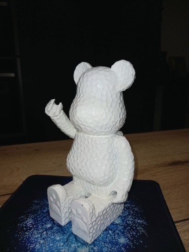 Bearbrick style white brick - bearbrick,