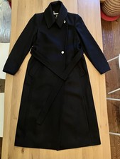 Ted Baker Black Wool Midi Coat