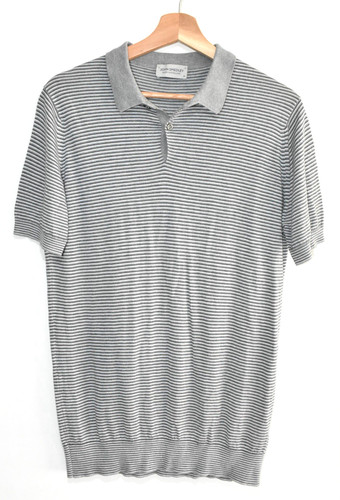 John smedley polo knit - smedley, sea