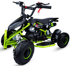 50cc Petrol Kids Mini Quad Bike LIGHT GREEN Quad ATV Off Road 2 Stroke