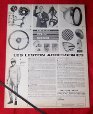 LES LESTON ACCESSORIES AIR HORN STEERING WHEEL - 1967 ORIGINAL VINTAGE ADVERT