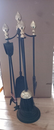Vintage brass steel - &,