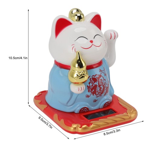 Lucky cat waving - (blue)lucky, arm