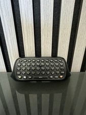 Official Microsoft Xbox 360 Chatpad Black Chat Key Pad Keyboard