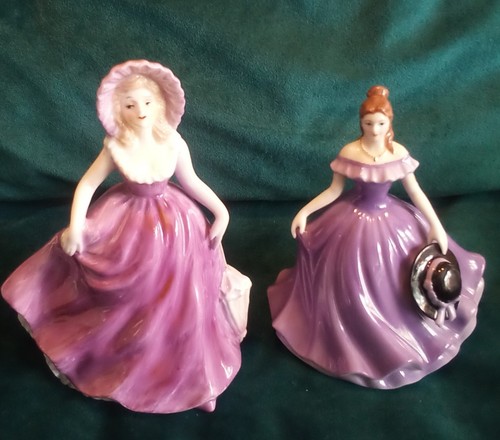 Ladies figurines fine bone - ladies,