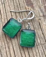 Sterling Silver Dichroic Glass