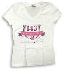 Churchill Downs 143rd Kentucky Oaks  May 5, 2017 V-Neck Women's T-Shirt LARGE