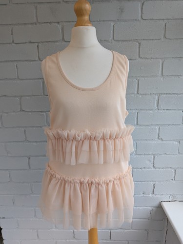 Simone rocha nude tulle ruffle - simone,