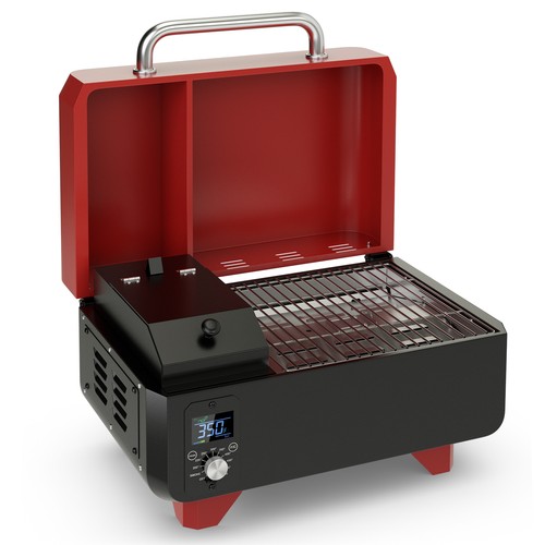 Wood pellet smoker - smoker, w/