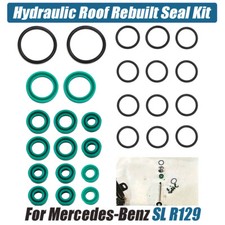 For 1990-02 Mercedes Benz SL R129 All Cylinder 28PC Hydraulic Roof Rebuilt Seals