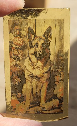 Stained glass german shepherd - stained,