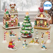 Disney 13 Piece LED Christmas Village Lights & Sounds Holiday Set – Brand New