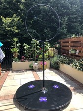 x pole stage lite with aerial hoop