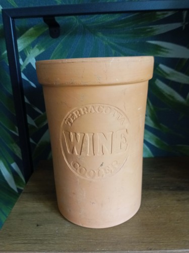 Terracotta wine cooler holder - wine,