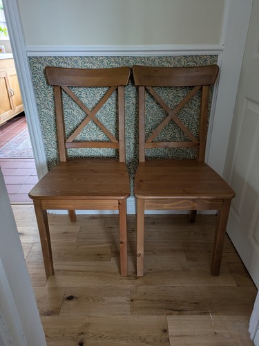 Ikea ingolf dining chairs 2 - chairs, x