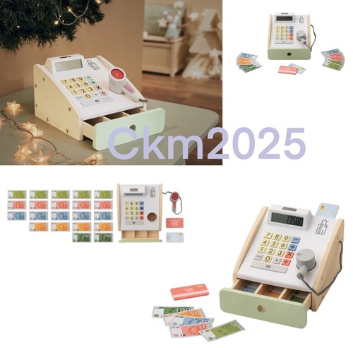 Wooden cash register kids shop - wooden,