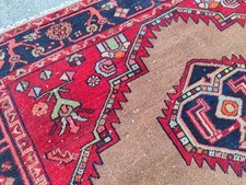 Rare Antique rug 5x7, colorful