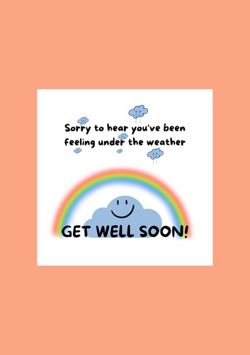 Greeting card sorry hear - sorry, to