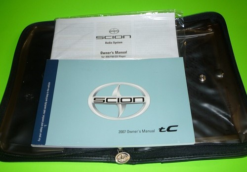 2007 scion owners manual - 2007, tc