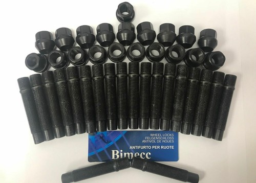 Alloy wheel studs open - alloy, nuts