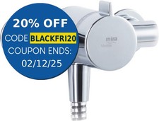 Mira Minilite Exposed Shower Valve Chrome Single Lever All Systems