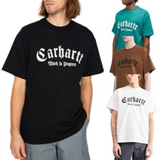 Carhartt WIP Mens ONYX T Shirt Crew Neck Short Sleeve Summer Top Cotton XS-2XL