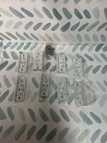 White non mortise hinges door - hinges,