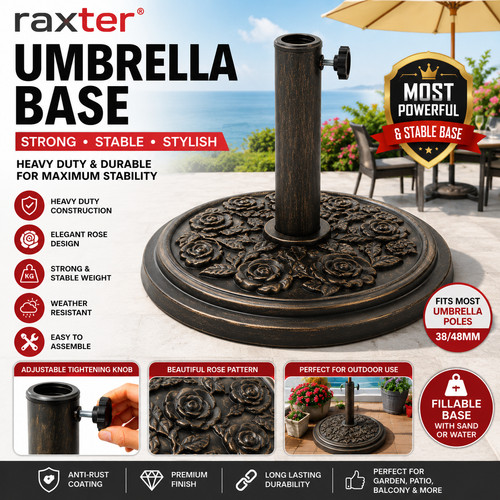 Parasol base cast iron round - parasol,