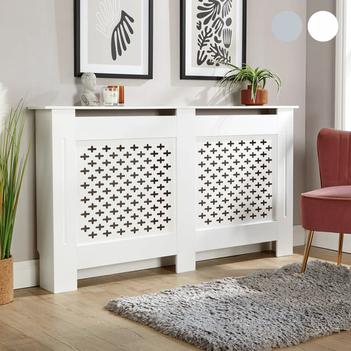 Crofton large grey - large, white