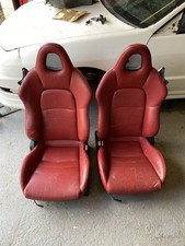Honda S2000 Red Front Leather