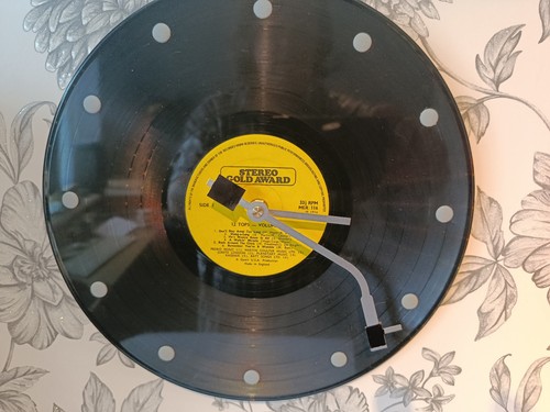 Vinyl record clock - record,