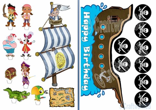Pirate ship and sail with - sail,