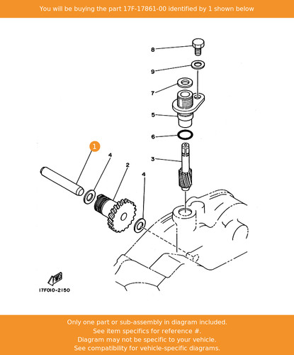 Yamaha axle drive gear - axle,,
