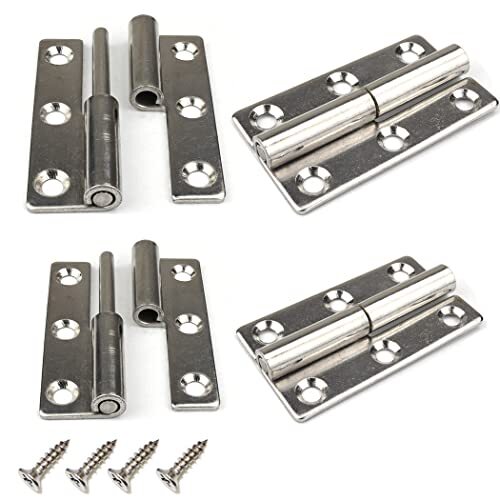 4pcs lift off - 2.5", hinges