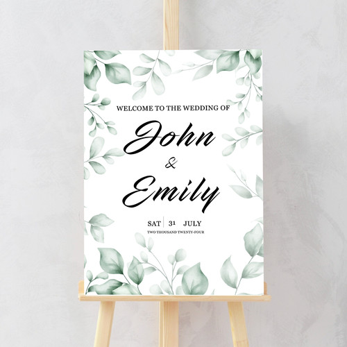 Wedding welcome sign - wedding,
