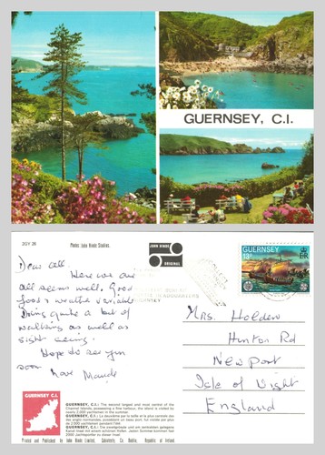 Postcard guernsey c i - -,
