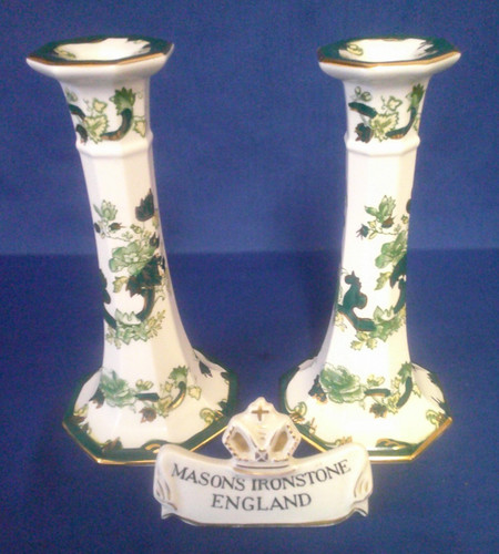 Vintage masons ironstone green - vintage,