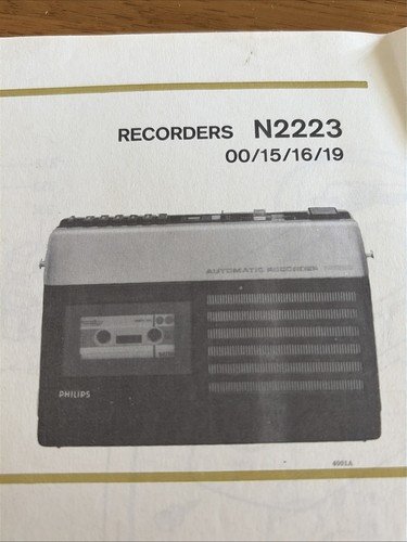 N2223 philips tape cassette - tape,