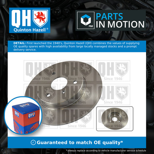 Brake discs pair solid - brake, fits