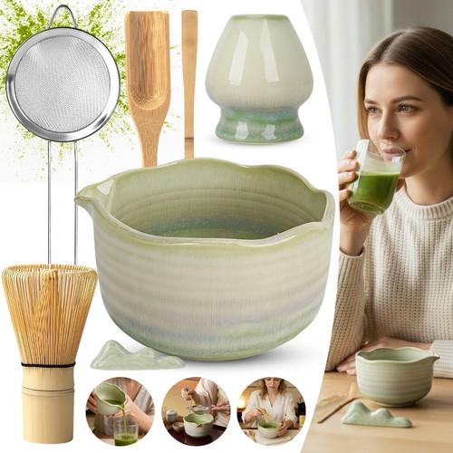 7pcs bamboo tea whisk - 7pcs, matcha