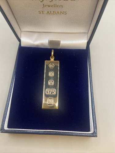 9ct yellow gold - yellow, ingot
