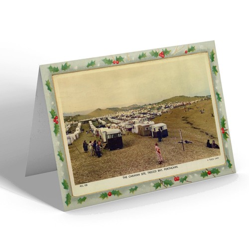 Christmas card vintage wales - christmas,