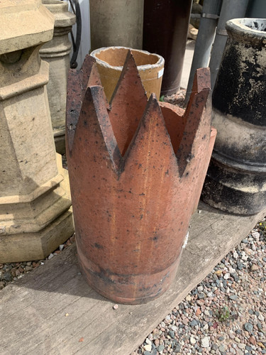 Reclaimed terracotta chimney - terracotta,