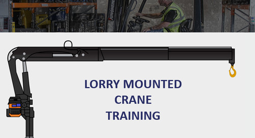 Lorry mounted crane - lorry,